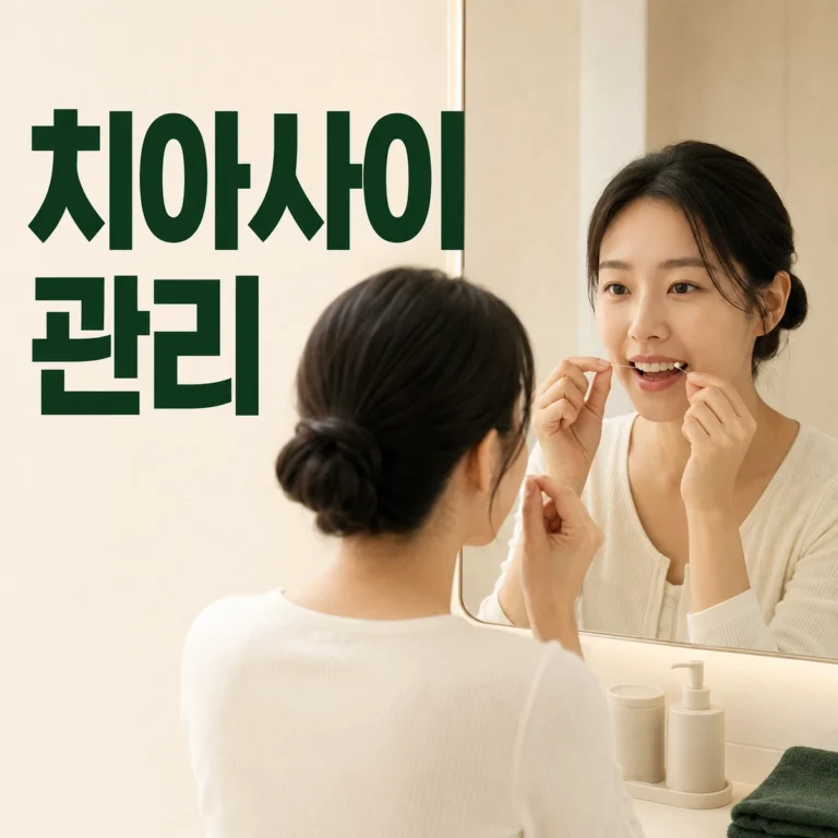 치아사이 관리 생활 장면