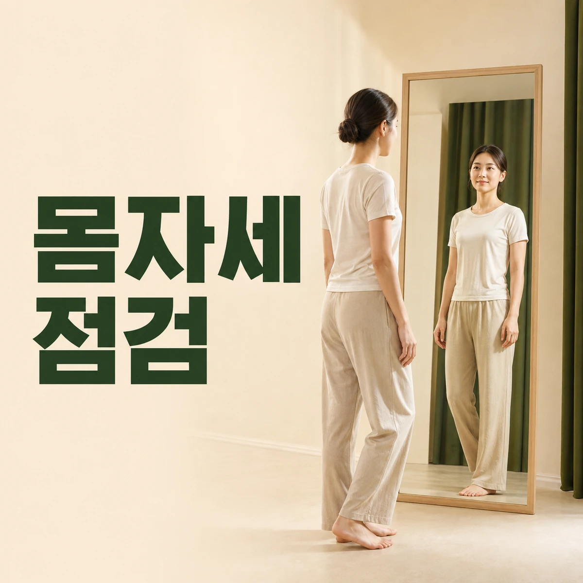 몸자세 점검 생활 장면